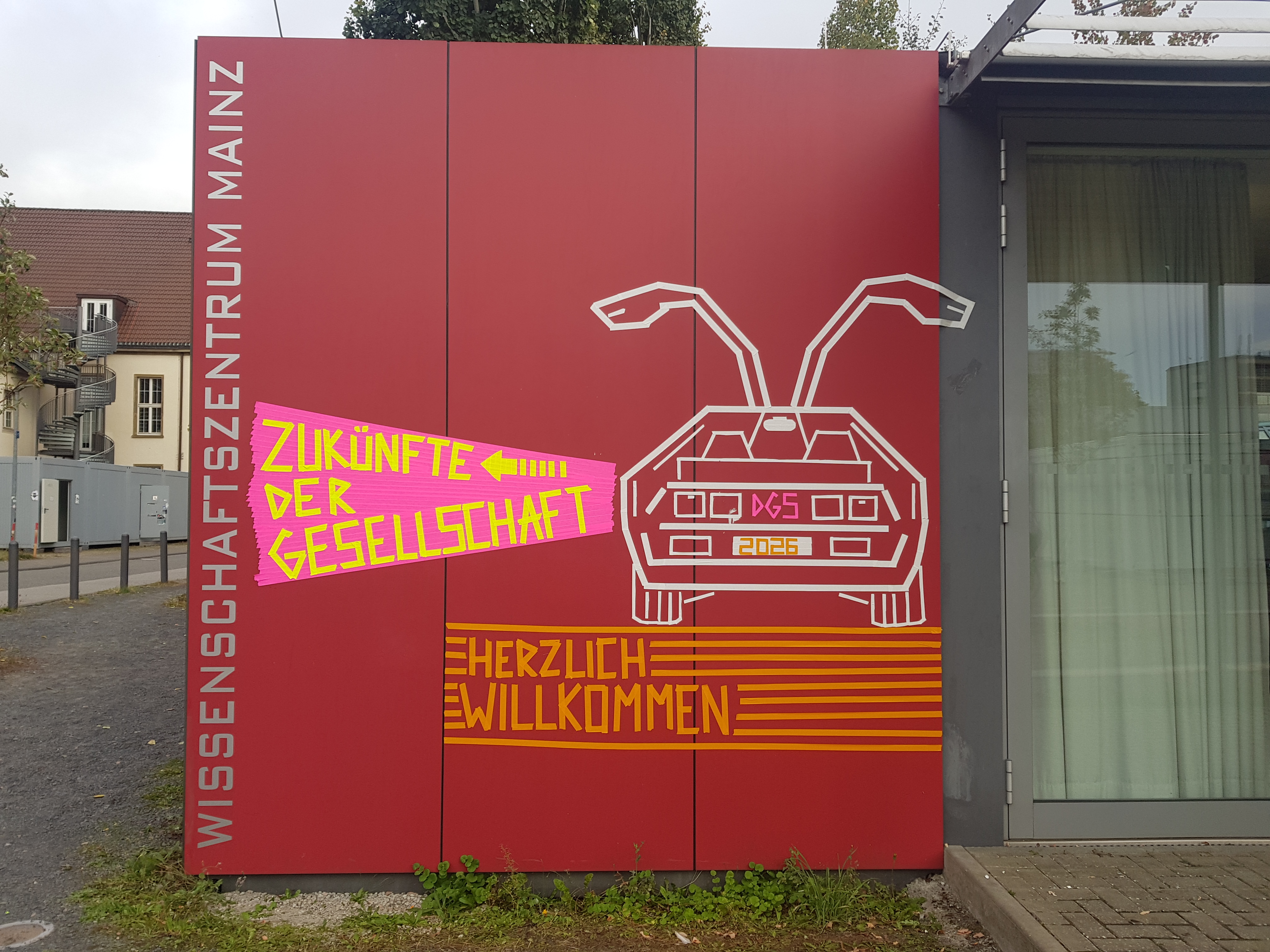 Abbildung Wissenschaftszentrum Mainz Schild
