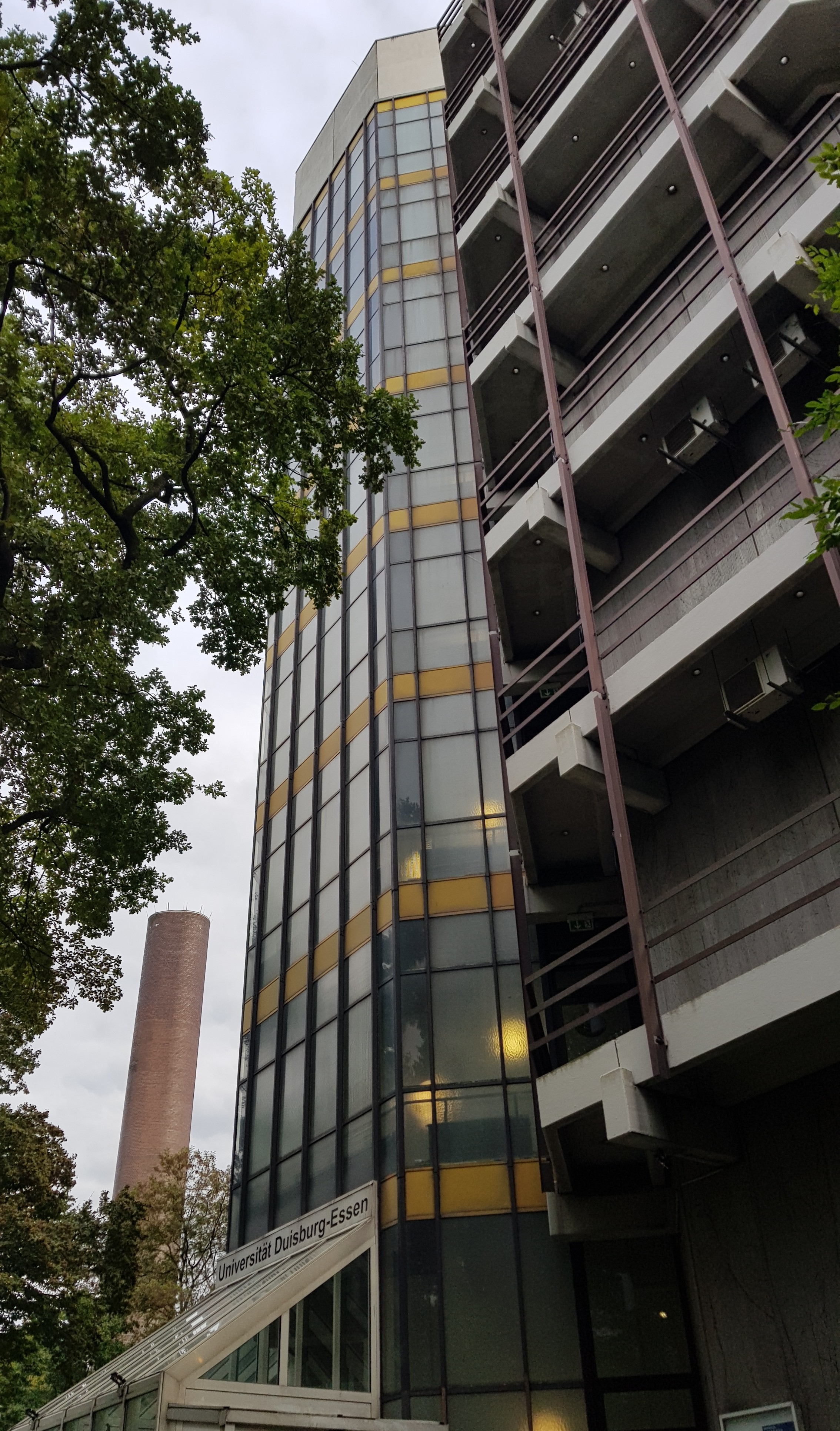 Seitenansicht des LE-Gebäudes