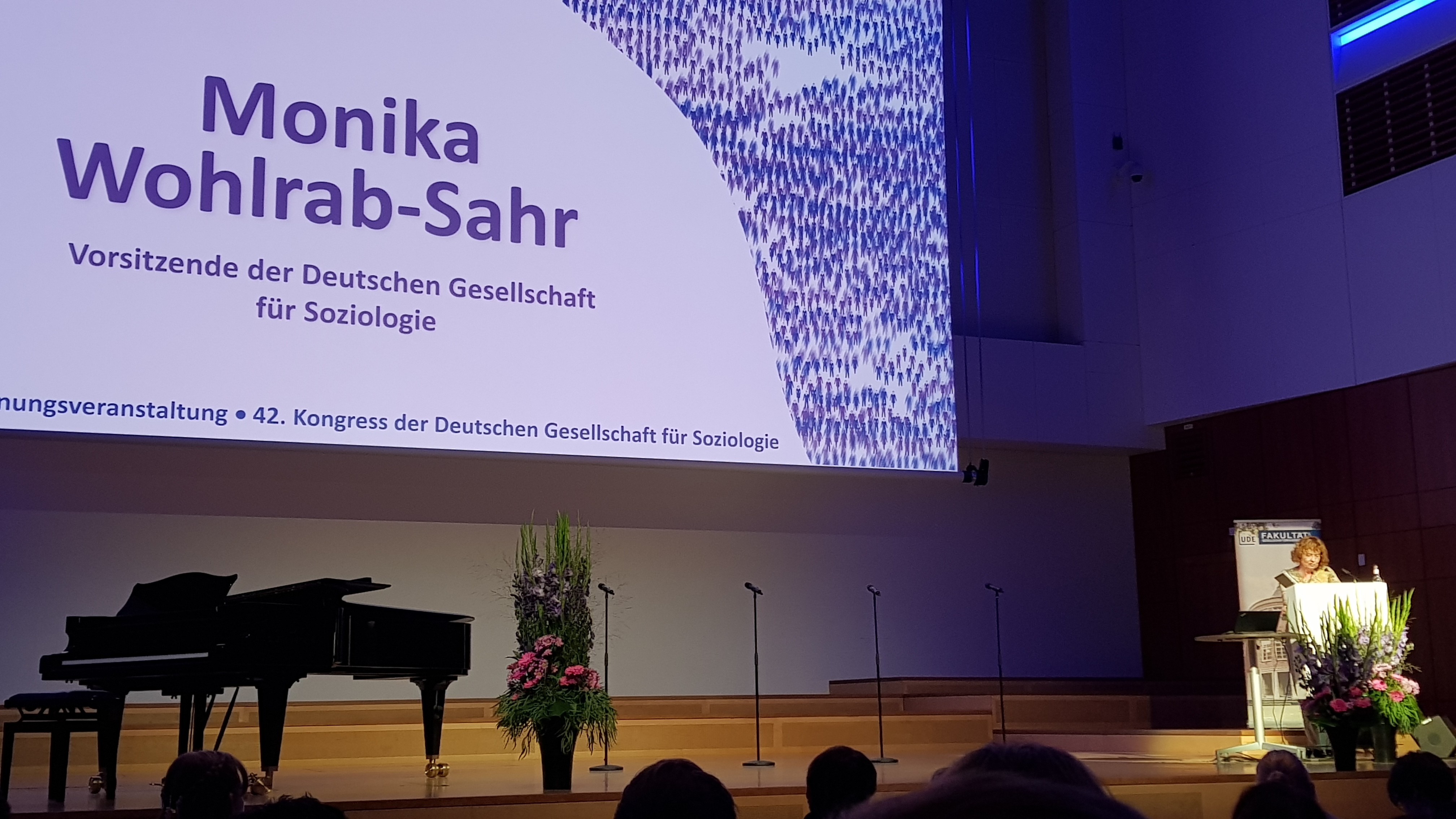 Die DGS-Vorsitzende Monika Wohlrab-Sahr