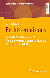Abbildung Buchcover Rechtsterrorismus von Schedler