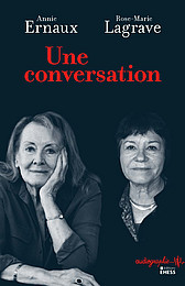 Abbildung Buchcover Une conversation von Ernaux/Lagrave