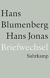 Abbildung Buchcover Briefwechsel 1954–1978 von Blumenberg/Jonas