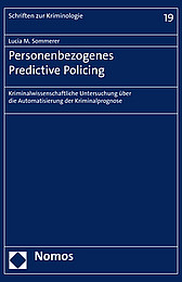 Abbildung Buchcover Personenbezogenes Predictive Policing von Lucia Sommerer